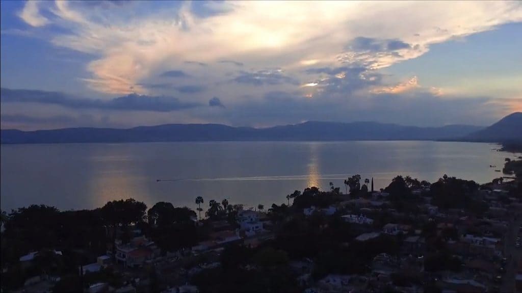 Sunset on the Chapala Lake