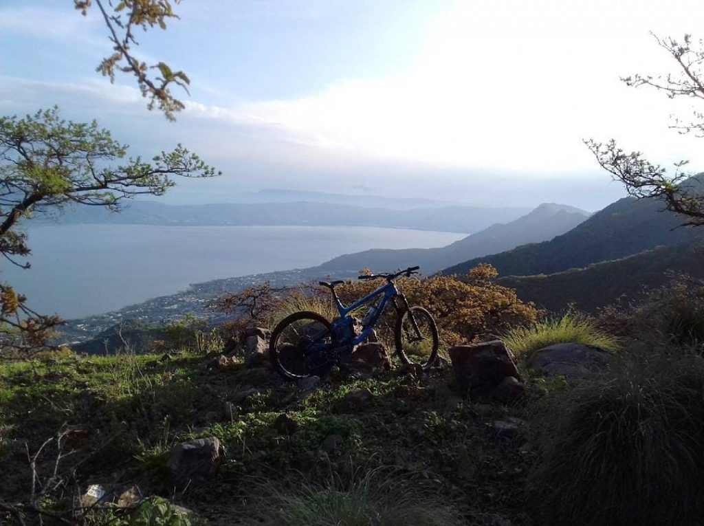 Mountain bike in the Sierra de San Juan Cosala National Park